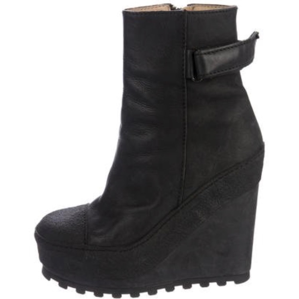 ISO Acne Studios Hero Leather Platform Booties - Picture 2 of 2